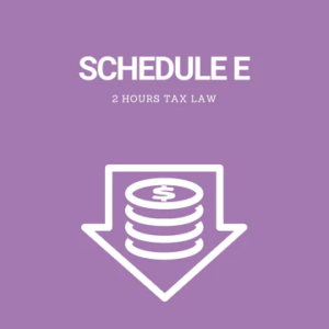 Schedule E and Capital Gains and Losses
